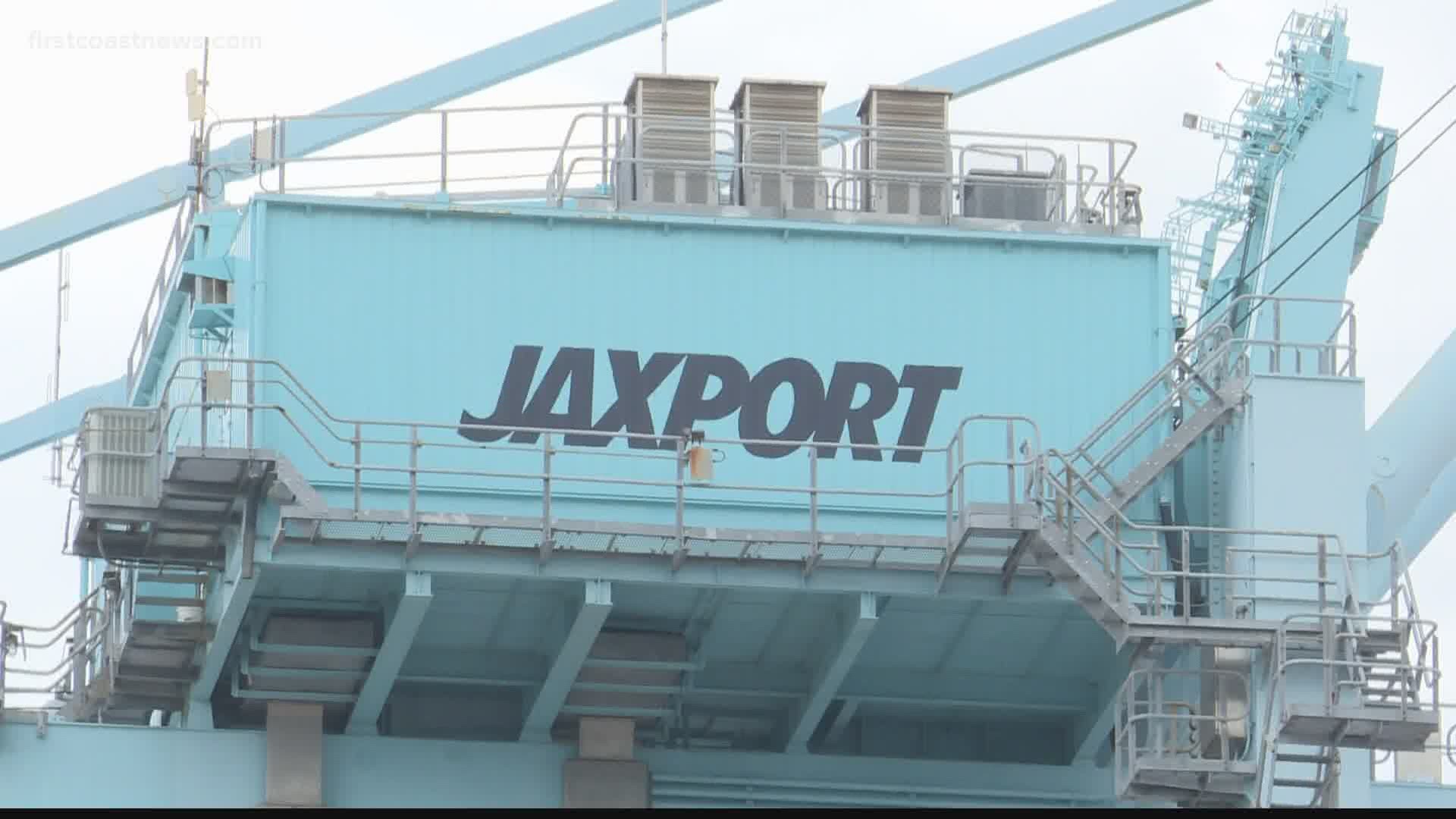 The funding will be provided to JaxPort and the river will be deepened for bigger ships going to the Blount Island terminal on Asian trade lanes.