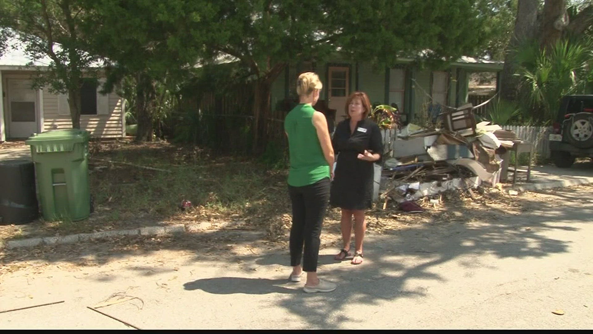 United Way Worldwide tours devastated parts of St. Augustine after Irma