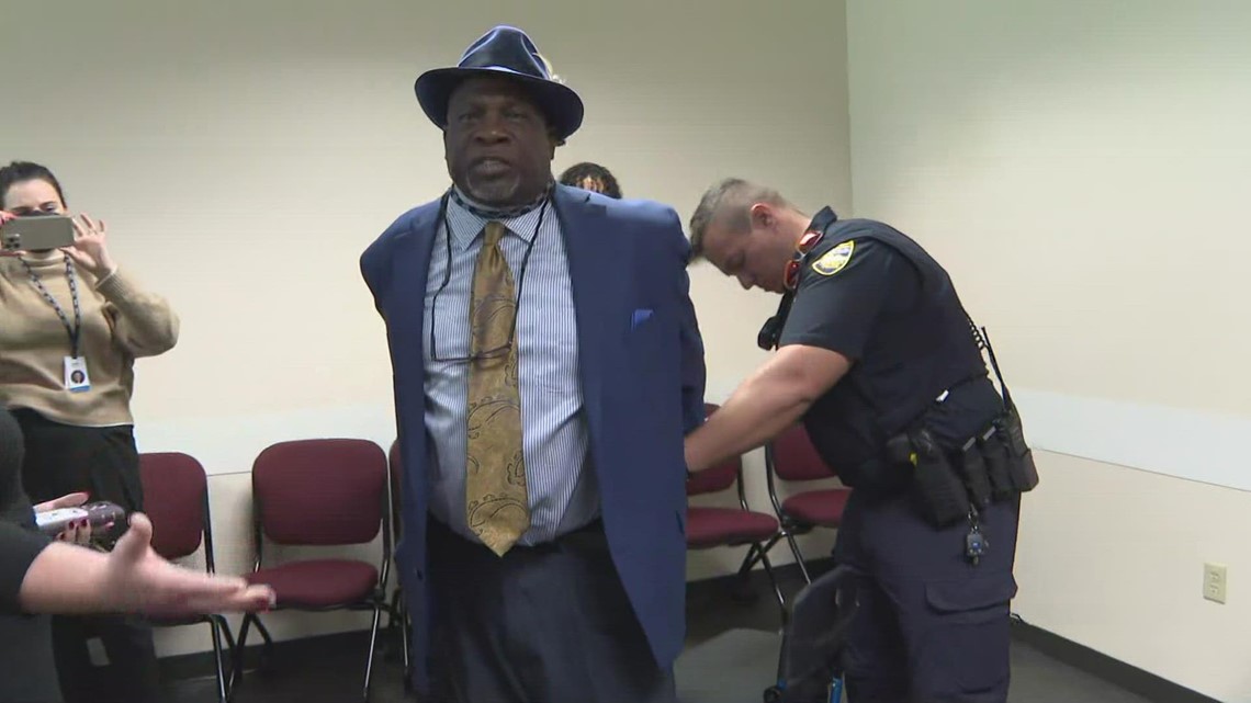 Jacksonville activist removed in handcuffs from DeSantis presser