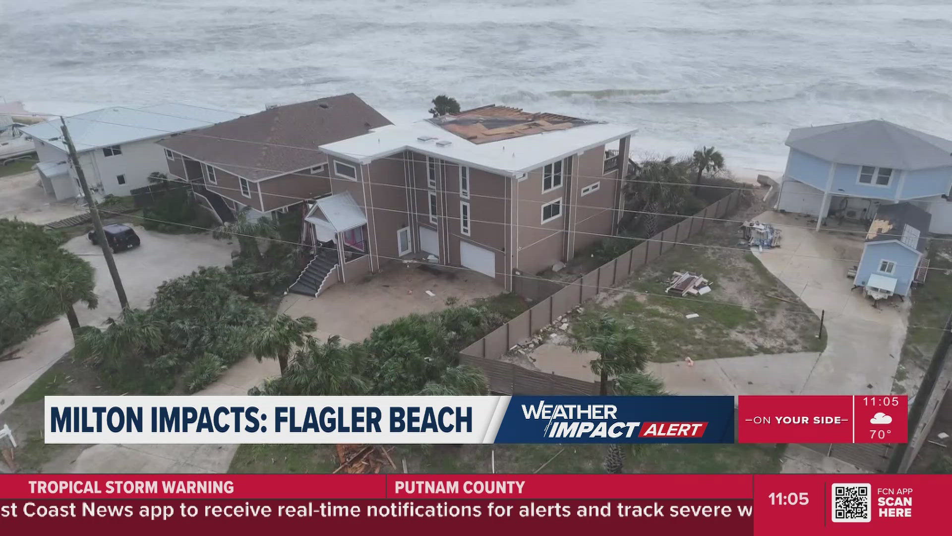 Hurricane Milton passed through Flagler County Wednesday night into Thursday morning.