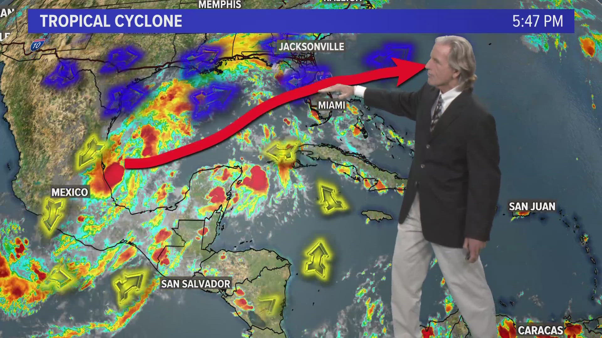 Street flooding is a possibility to flood-prone areas on the First Coast Sunday through Wednesday.