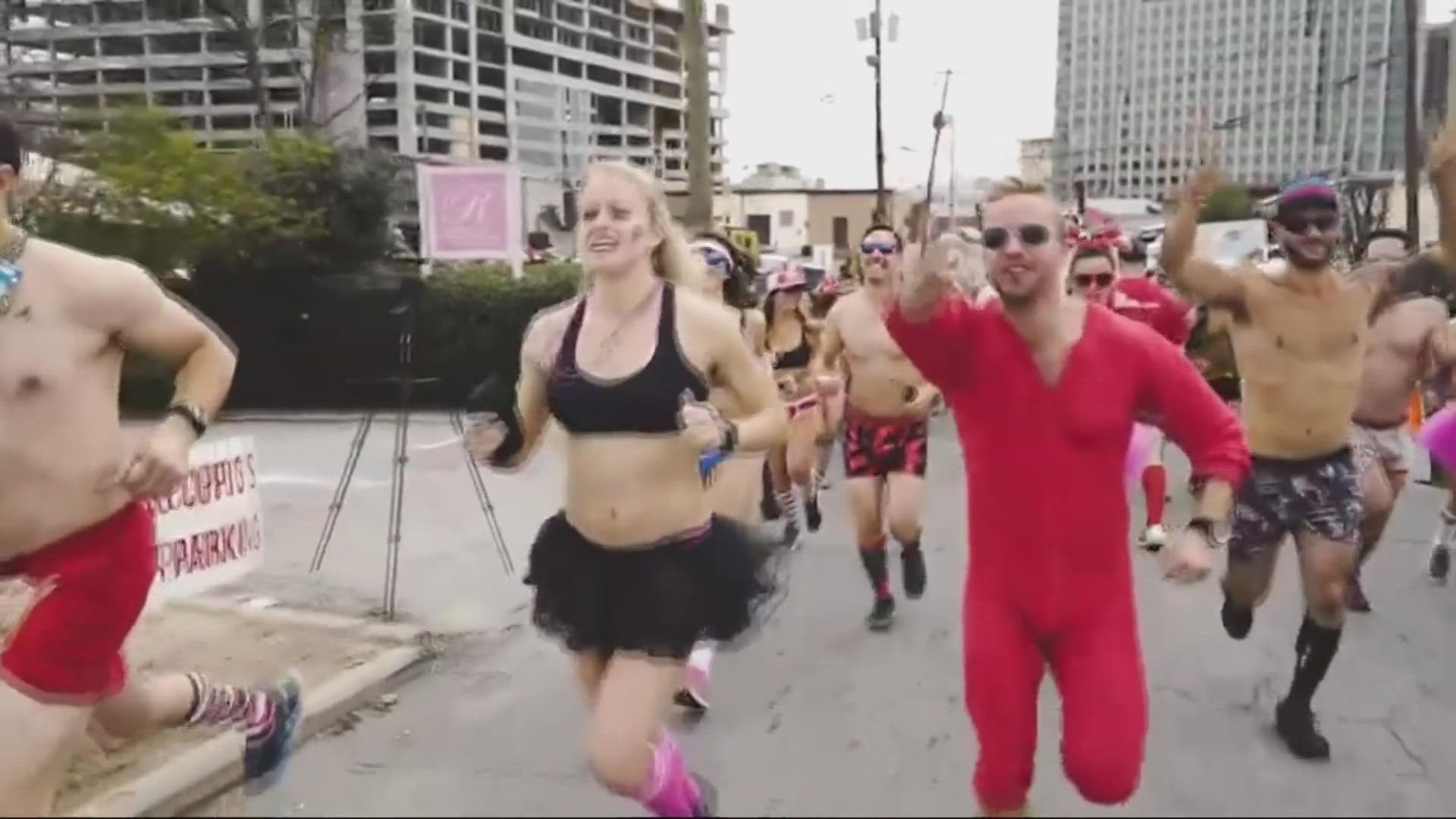 Charity runners will drop their pants for a good cause