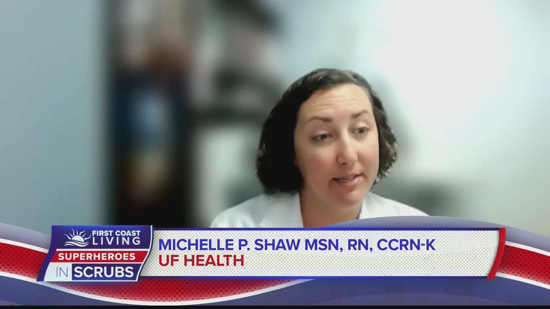 Michelle Shaw is a clinical education specialist who says the nurses at the bedside are the real superheroes.