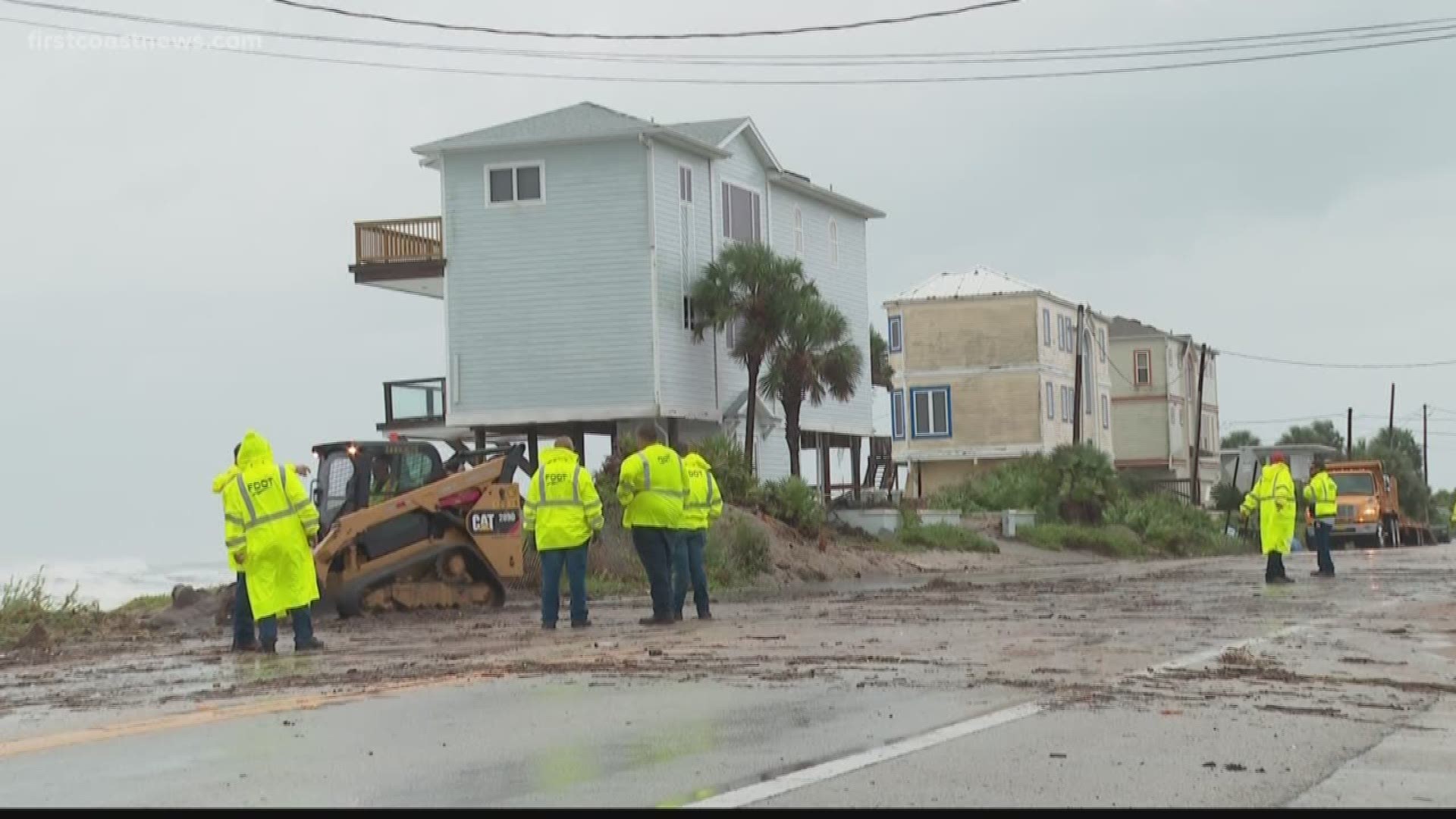 Cierra Johnson reports live from Vilano beach the morning after powerful Hurricane Dorian came through.