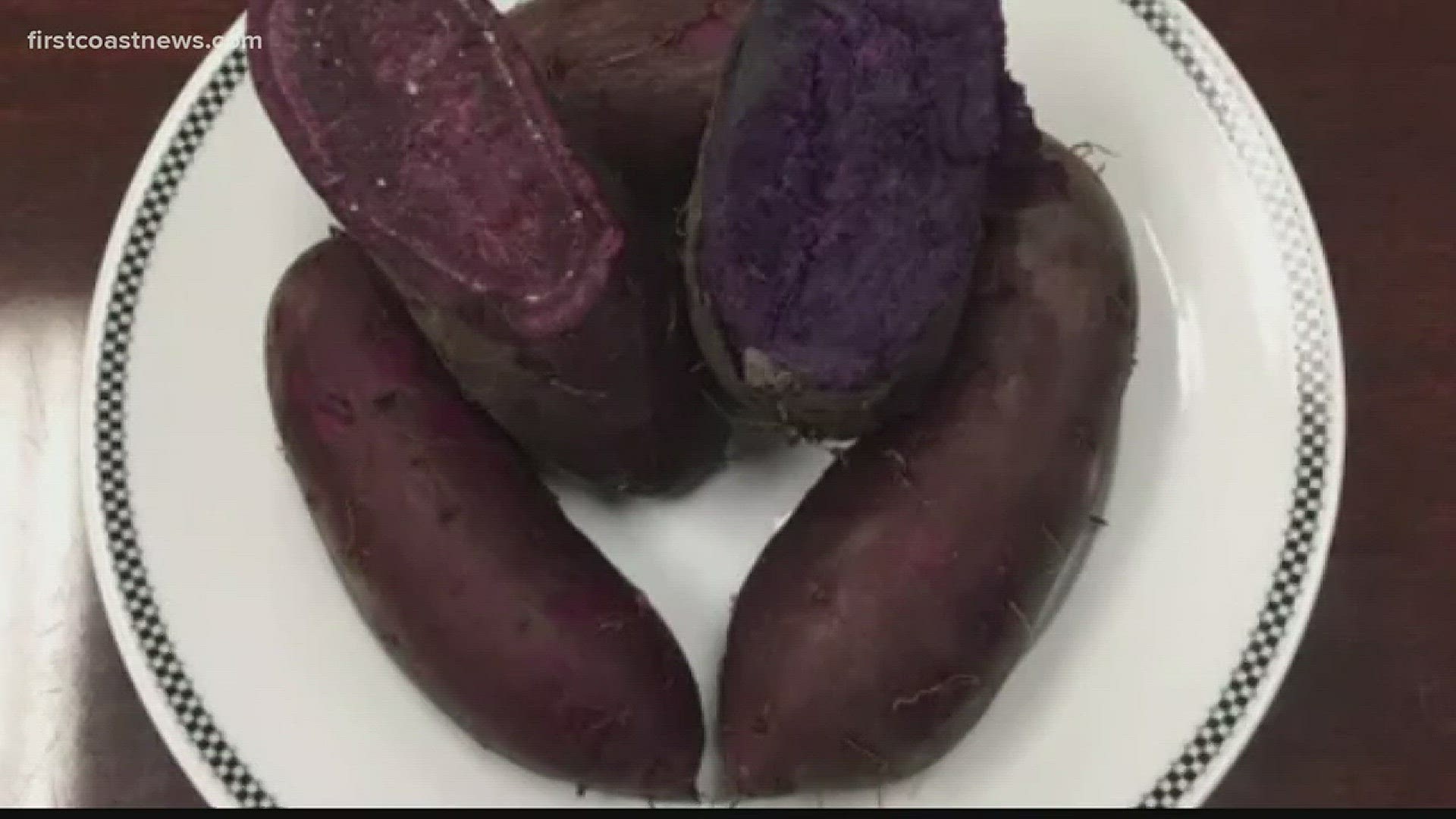 Many local potato farmers are looking into planting purple sweet potatoes during the summer.