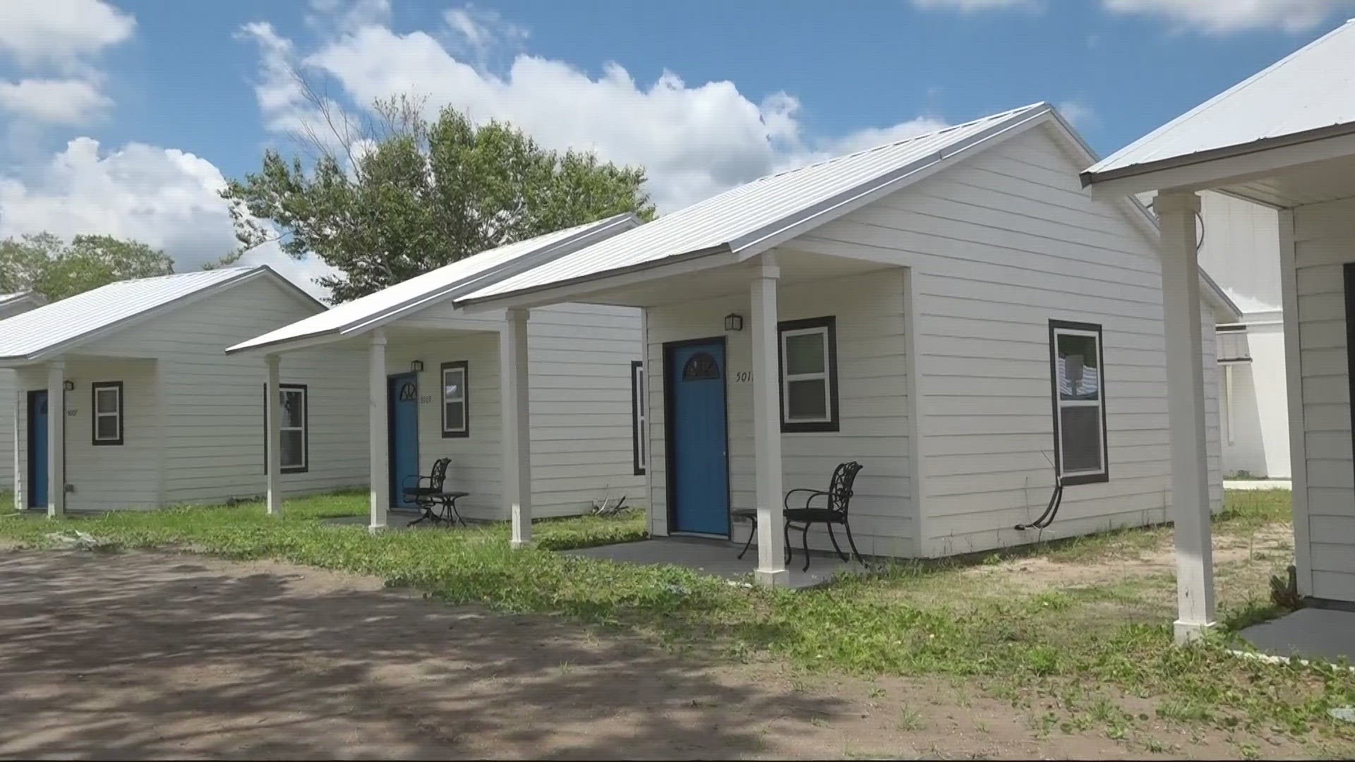 Tiny home village in Brunswick working to reduce homeless population.
