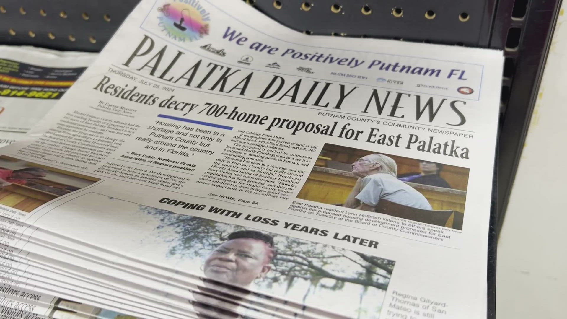 What's next for Palatka Daily News after retiring its printing press?