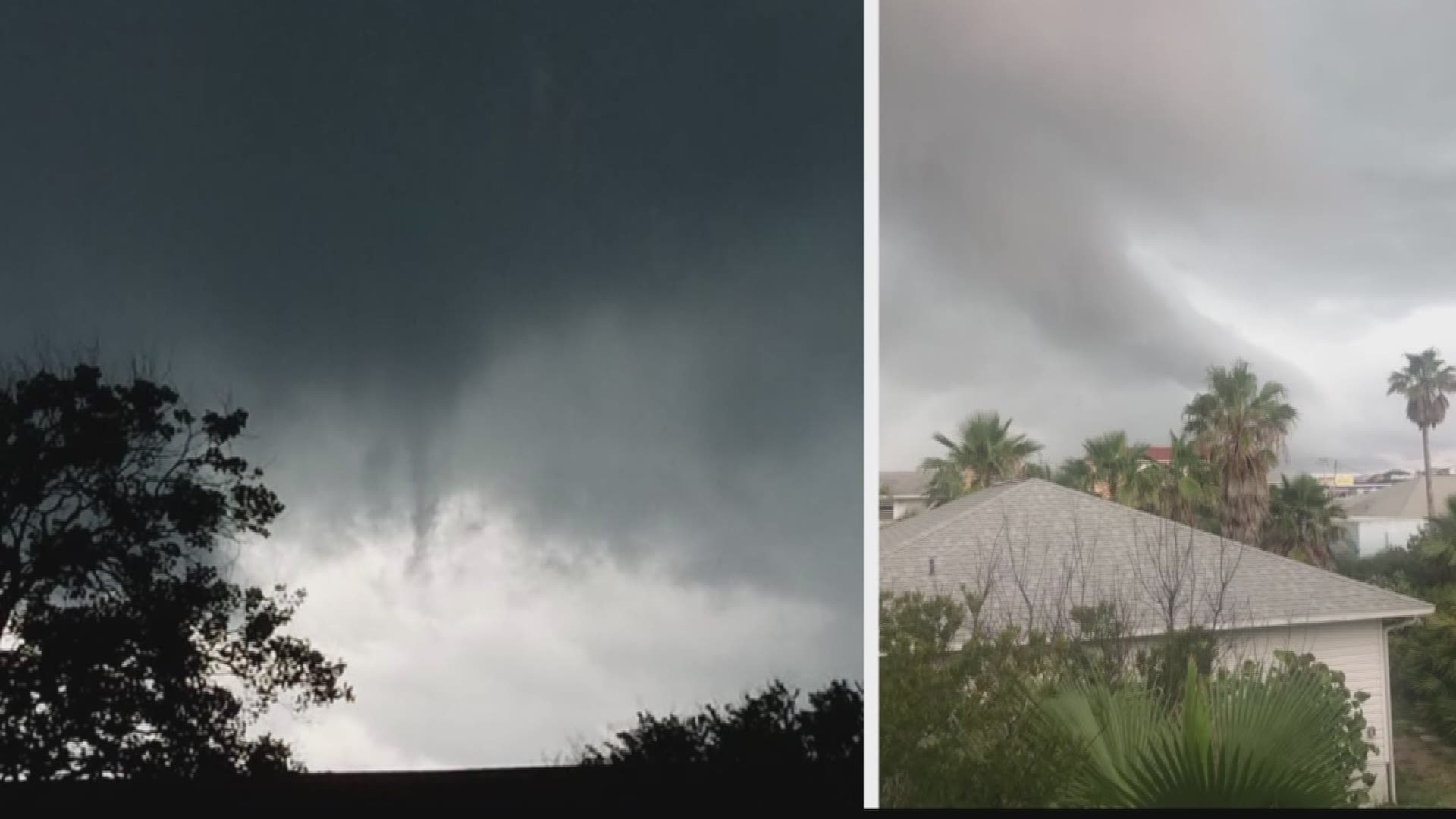 A tornado touched down in southern St. Johns County Tuesday afternoon.