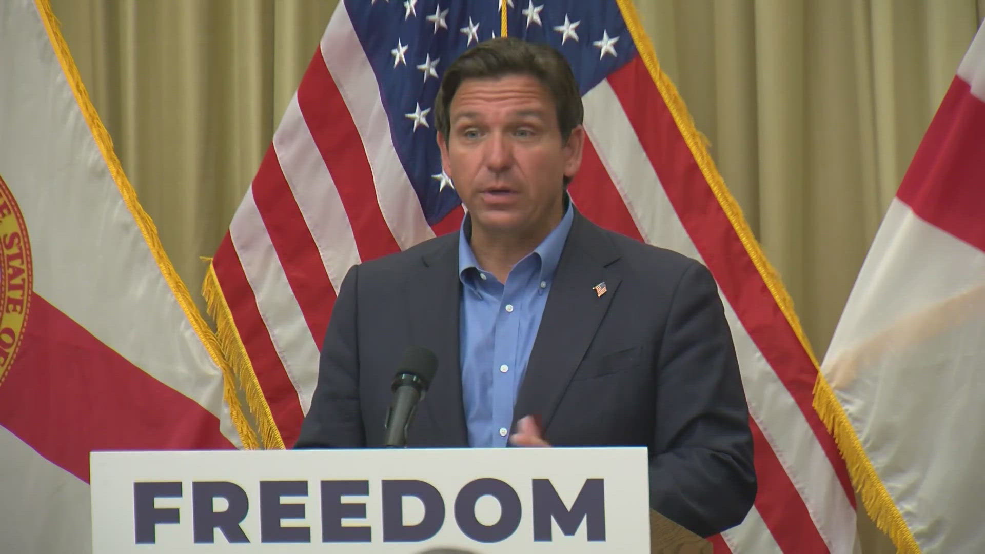 Gov. DeSantis said Floridians won't have to pay sales tax on things like fishing gear, beach supplies, festivals and more. So when does it start?