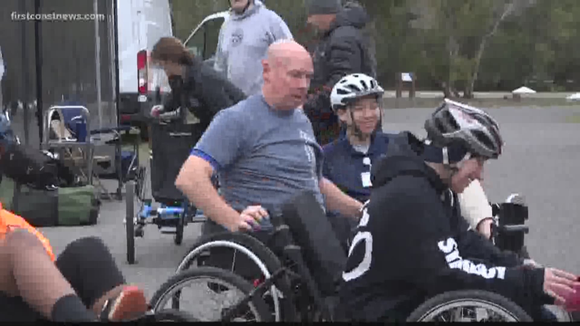 Thousands of athletes have been training for months for the DONNA Marathon, including participants with disabilities from Brooks Rehab Center.
