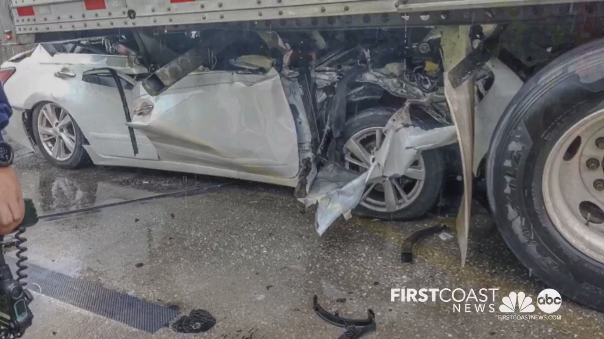 Ashley Nicole Galan, 30, of Keystone Heights, was identified as the victim of Tuesday's fatal crash involving a semi-truck on I-295 near Duval Road
