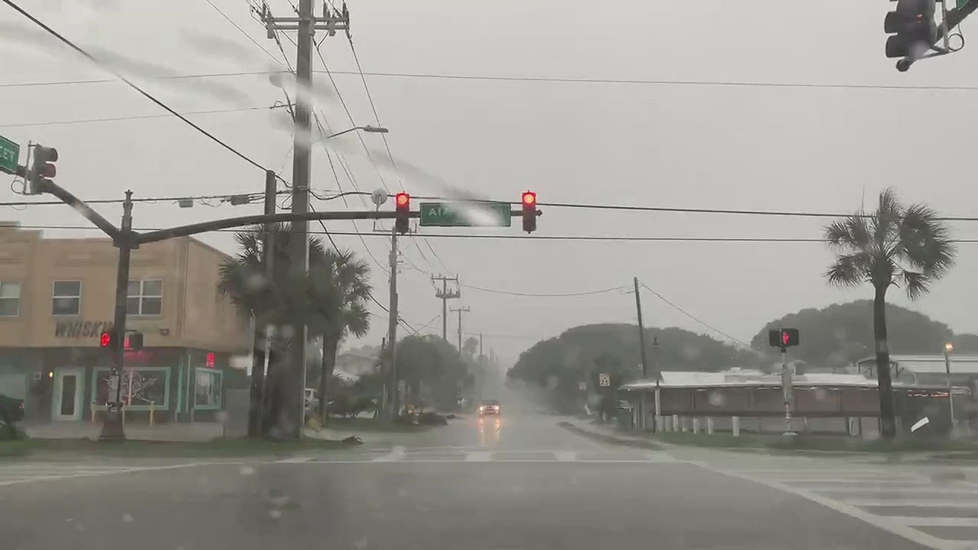 The rain is starting to come down hard in St. Augustine Beach as Tropical Storm Elsa approaches Florida.
Credit: First Coast News