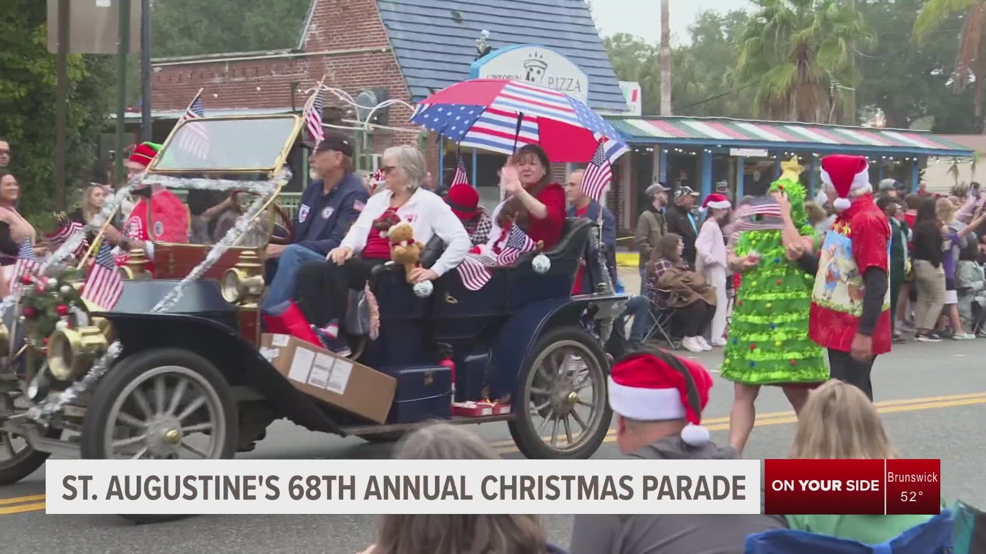 Multitudes gathered in Downtown St. Augustine to see the 68th annual Christmas Parade, filled with diverse crowds to celebrate the holidays.