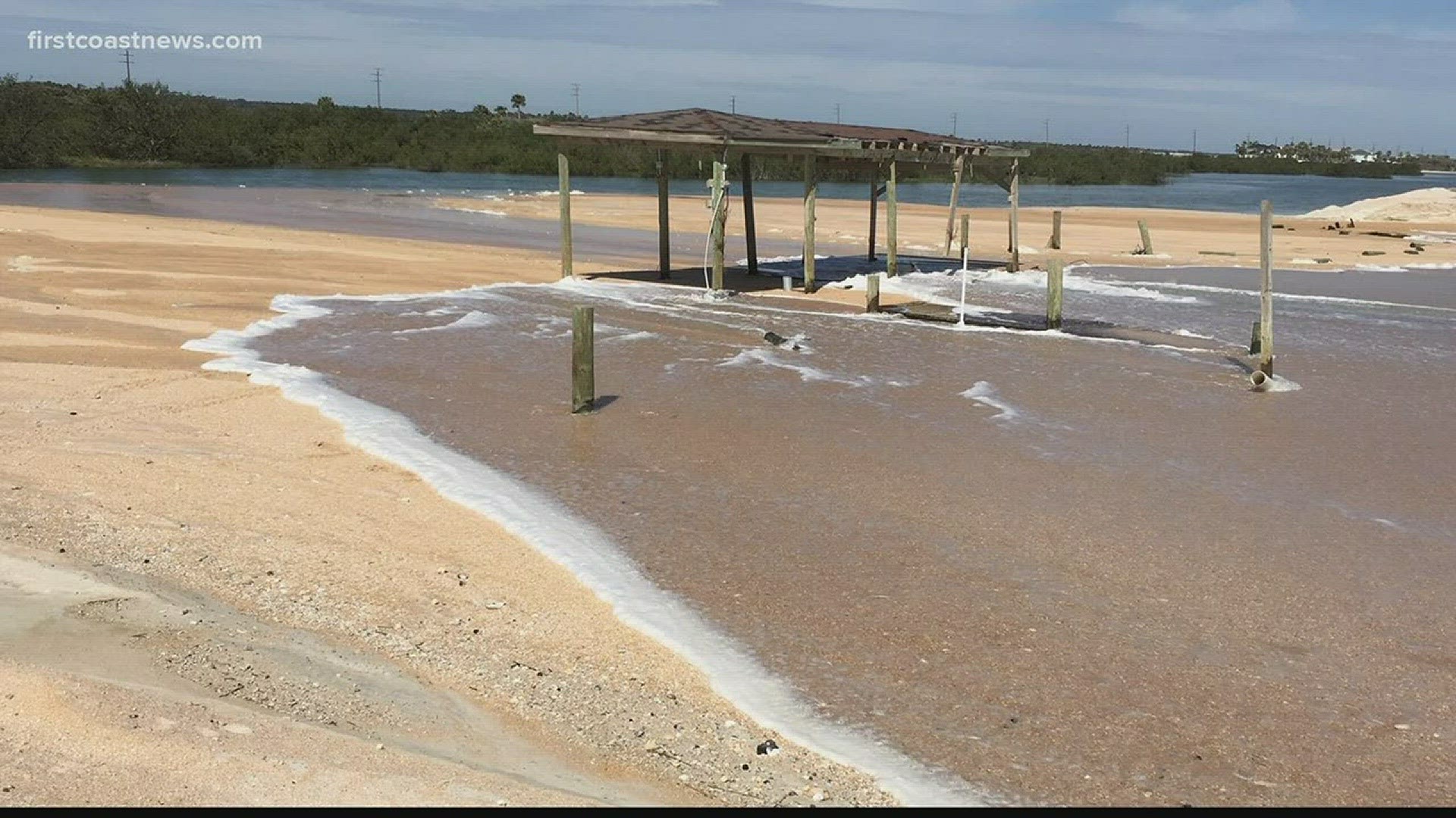 Over the weekend, there was a breach in the dunes in Summer Haven in Southern St. Johns County.