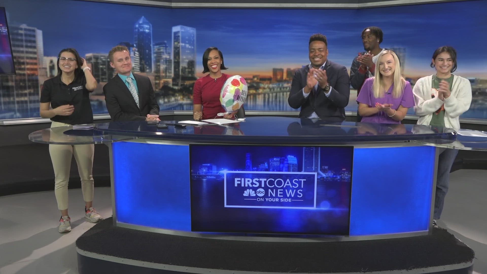 Sunday evening was Destiny's last newscast with First Coast News. We wish her the best of luck on her future endeavors!