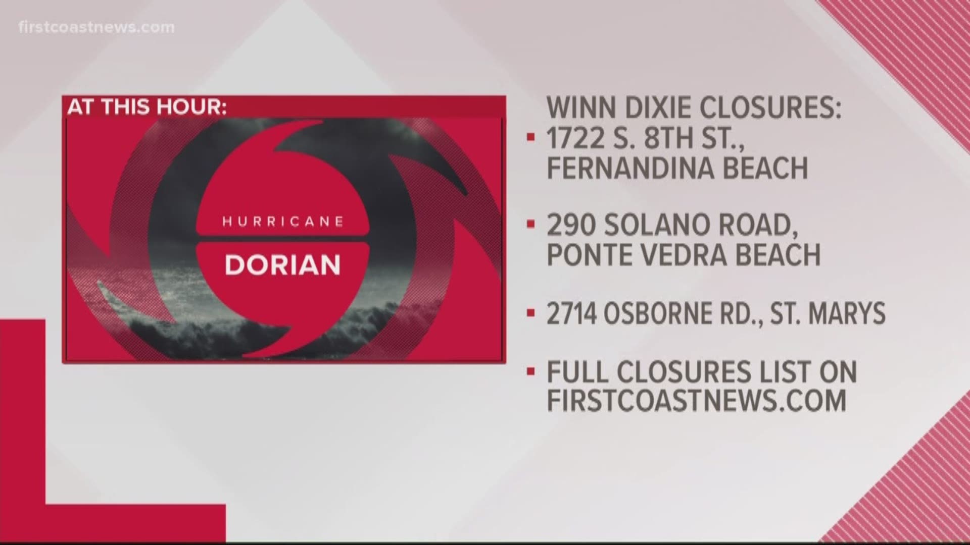 Tell us what stores, restaurants, or even kids activities are open ahead of Hurricane Dorian by using #OpenNowFCN