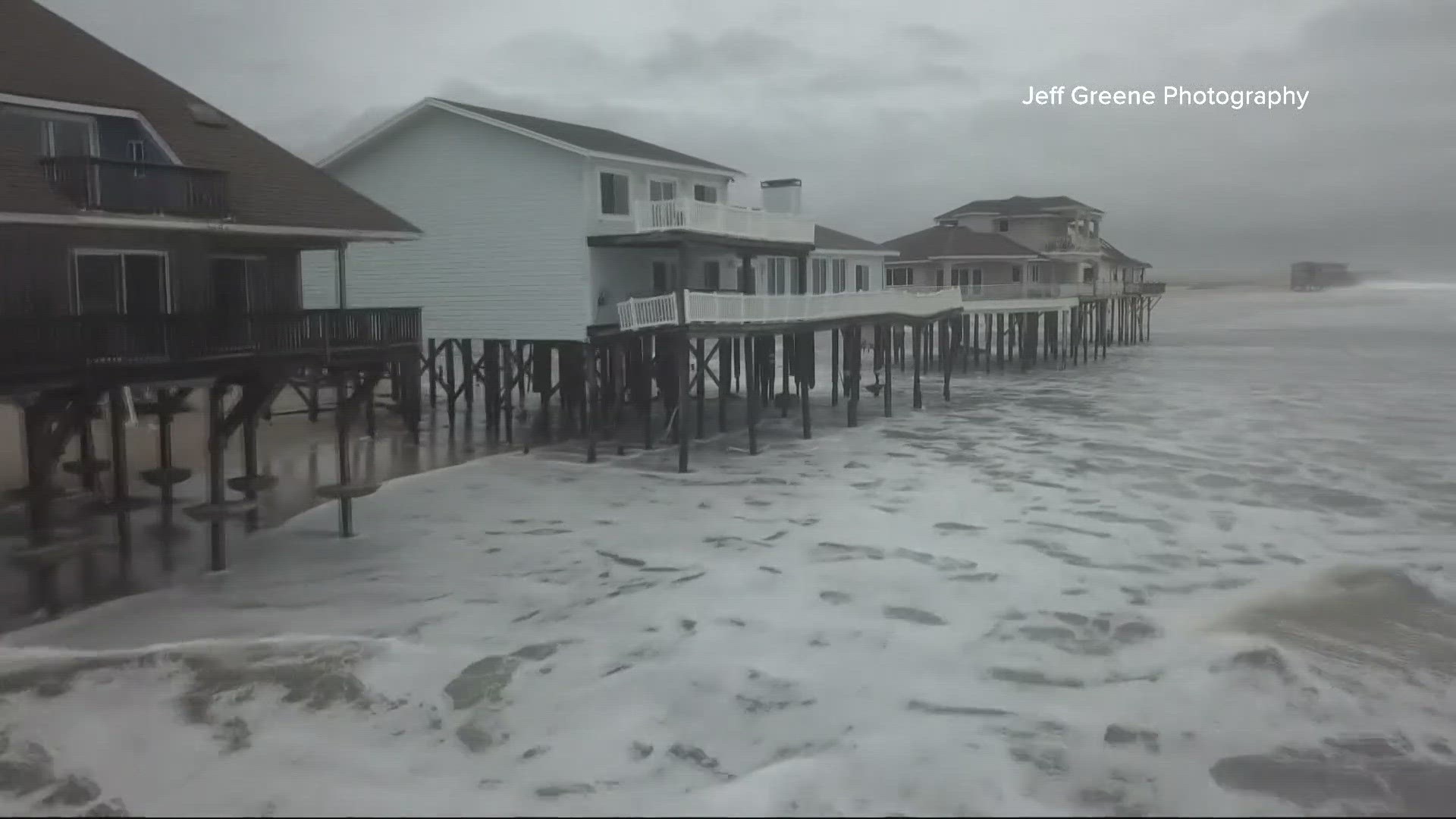 Homes in the Summer Haven community are constantly battered by waves.