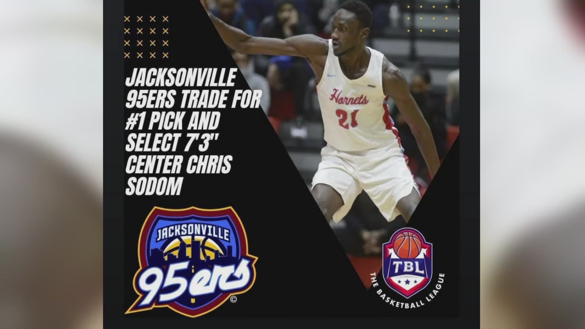 In exchange for the top pick, the 95ers sent the Rocket City Flights their 34th overall pick, their 5th pick in the second round and cash.