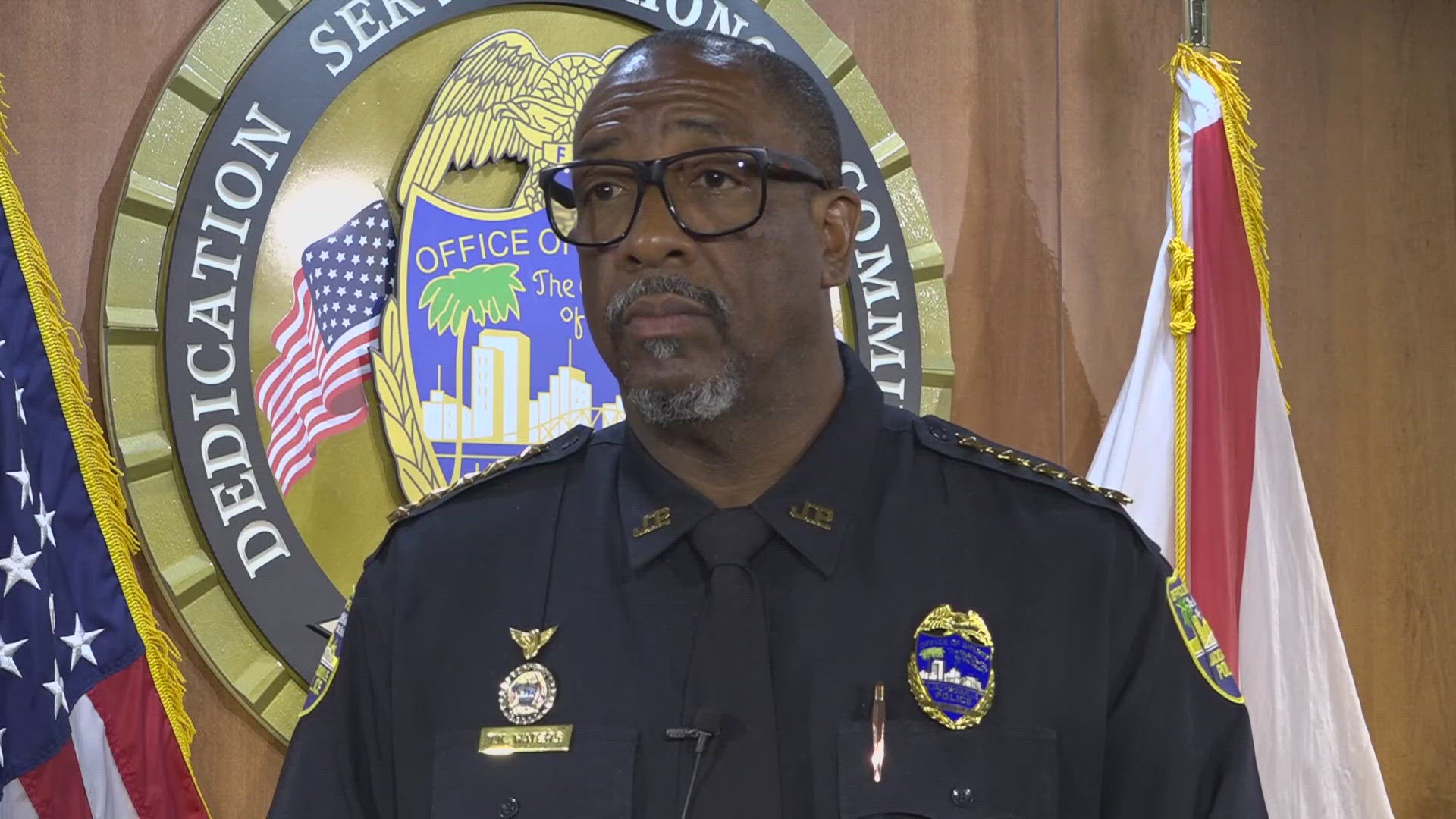 Sheriff T.K. Waters is considering expanding JSO's traffic unit after several racing concerns made. The final town will be held at North Jacksonville Baptist Church.