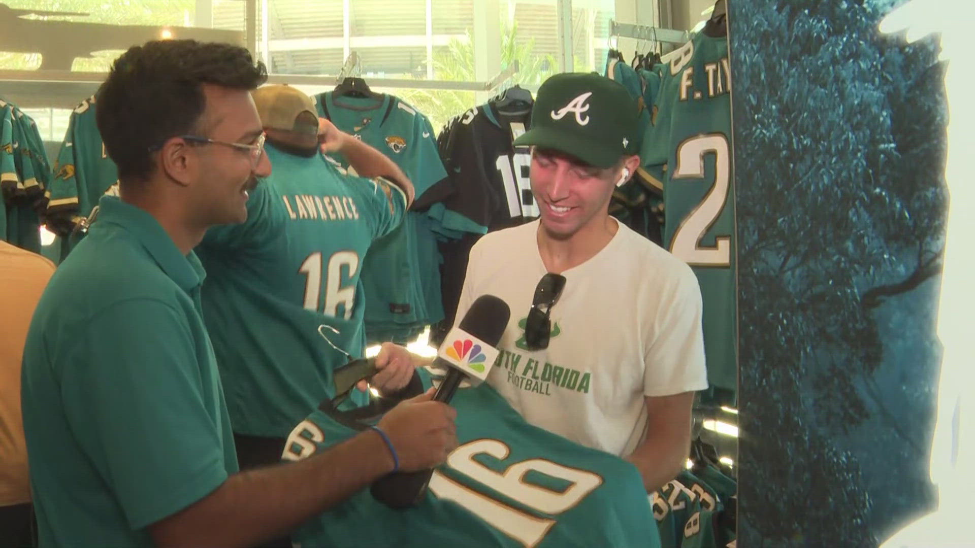 The team's pro shop at EverBank Stadium is open until 5 p.m. Thursday for fans to flock in and get the "prowler throwbacks."