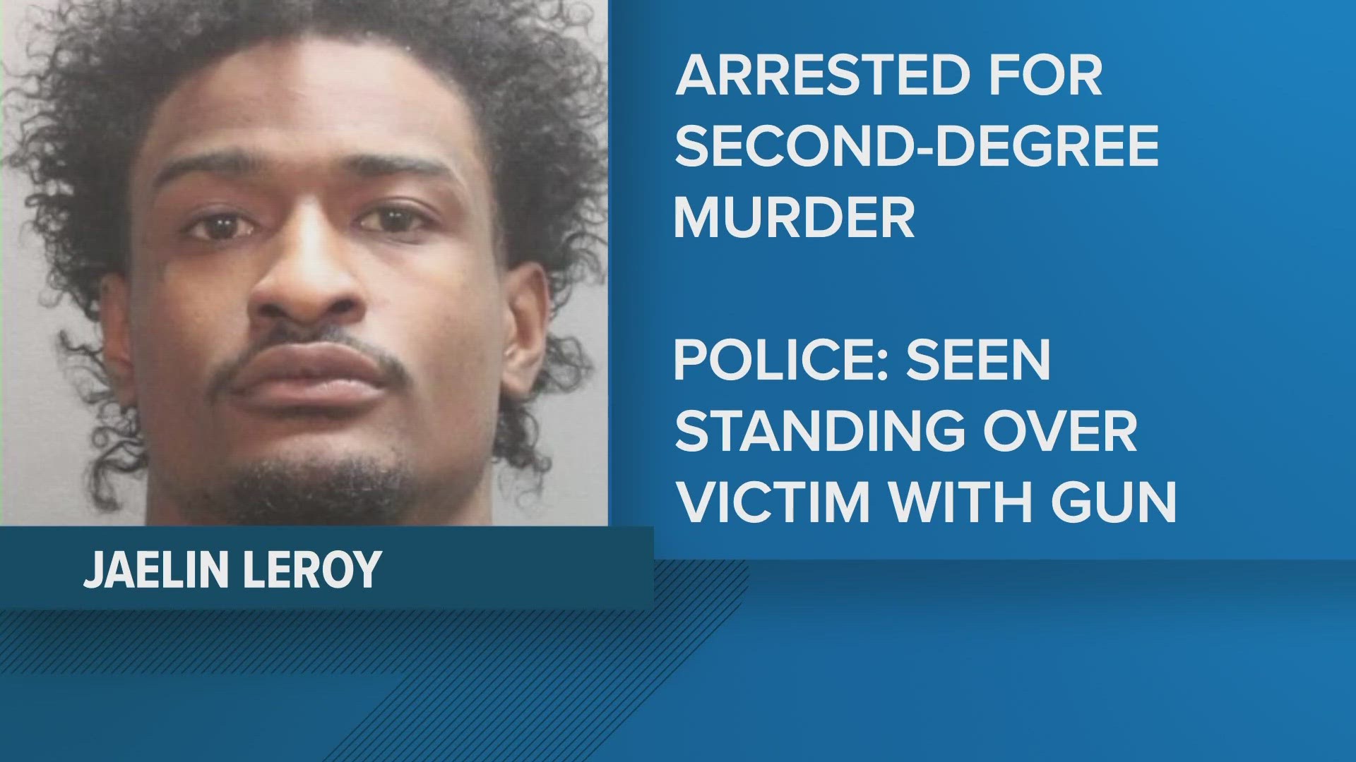 The Jacksonville Sheriff's Office said 22-year-old Jaelin Leroy faces charges of 2nd-degree murder in the shooting. He is being held on no bond.