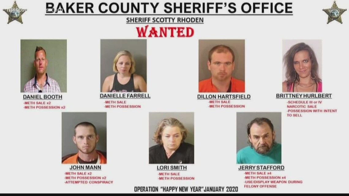 19 arrested in Baker County drug bust called 'Operation Happy New Year