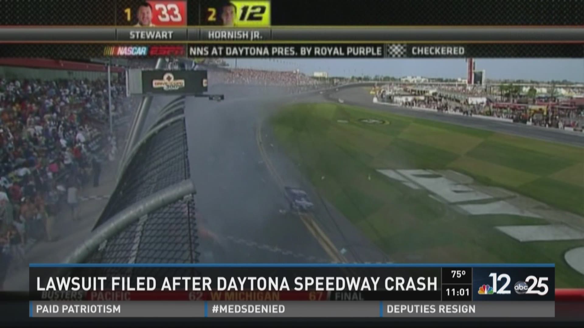 Lawsuit filed after Daytona International Speedway crash
