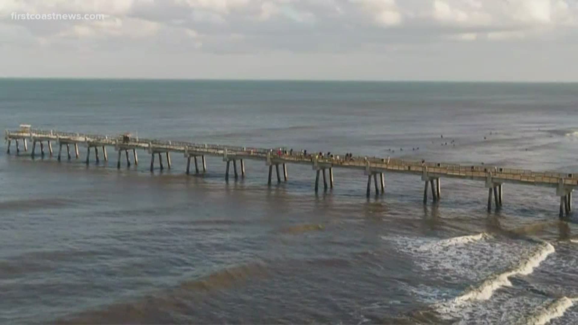 No timetable has been released as to when the full pier will be reopened.