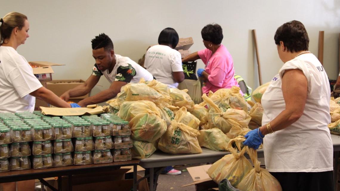 Free food distribution held Tuesday in Downtown Jacksonville ...