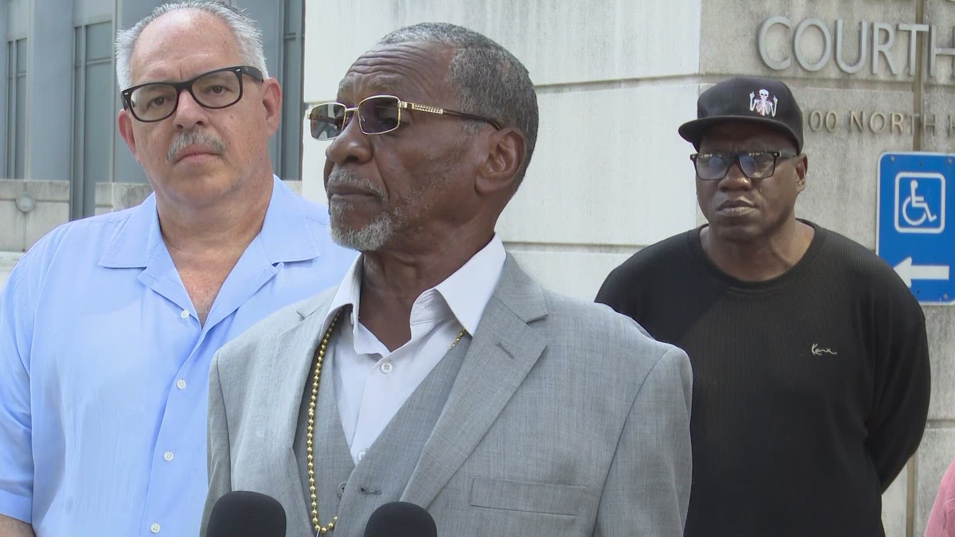 Willie Williams is bringing a lawsuit against the city, county and sheriff's office. He says he endured 'slave-like' labor during his 44 years wrongfully imprisoned.