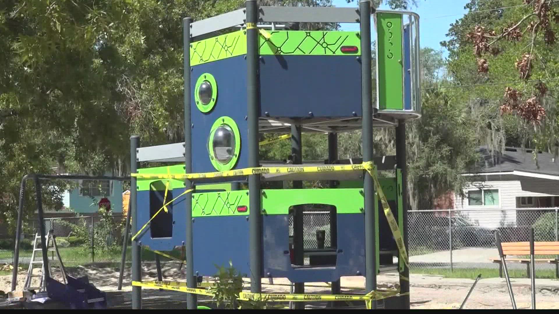 The City of Jacksonville will assess other damage in the park to determine if more replacements are needed.
