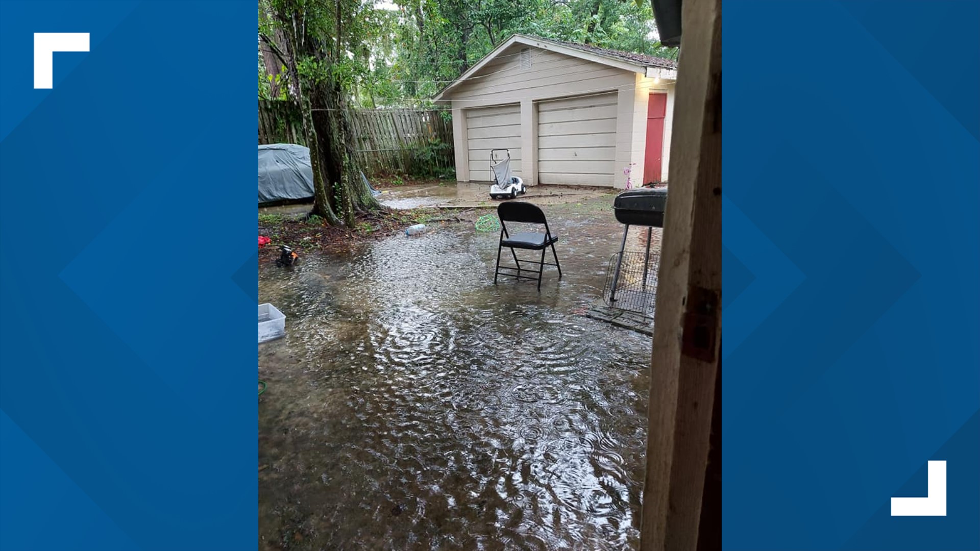 Excessive flooding seen along westside of Jacksonville, Riverside area