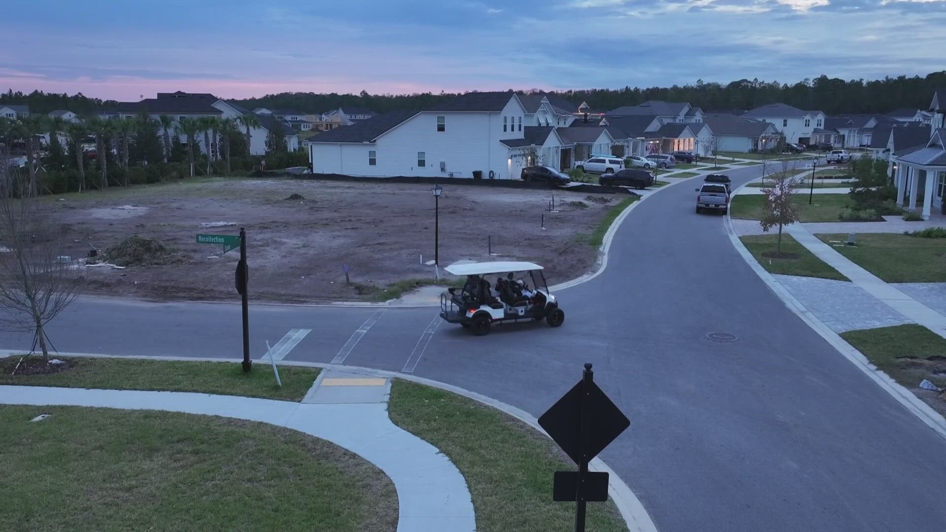 The St. Johns County Sheriff's Office says the husband refused to take a breath test following the incident.