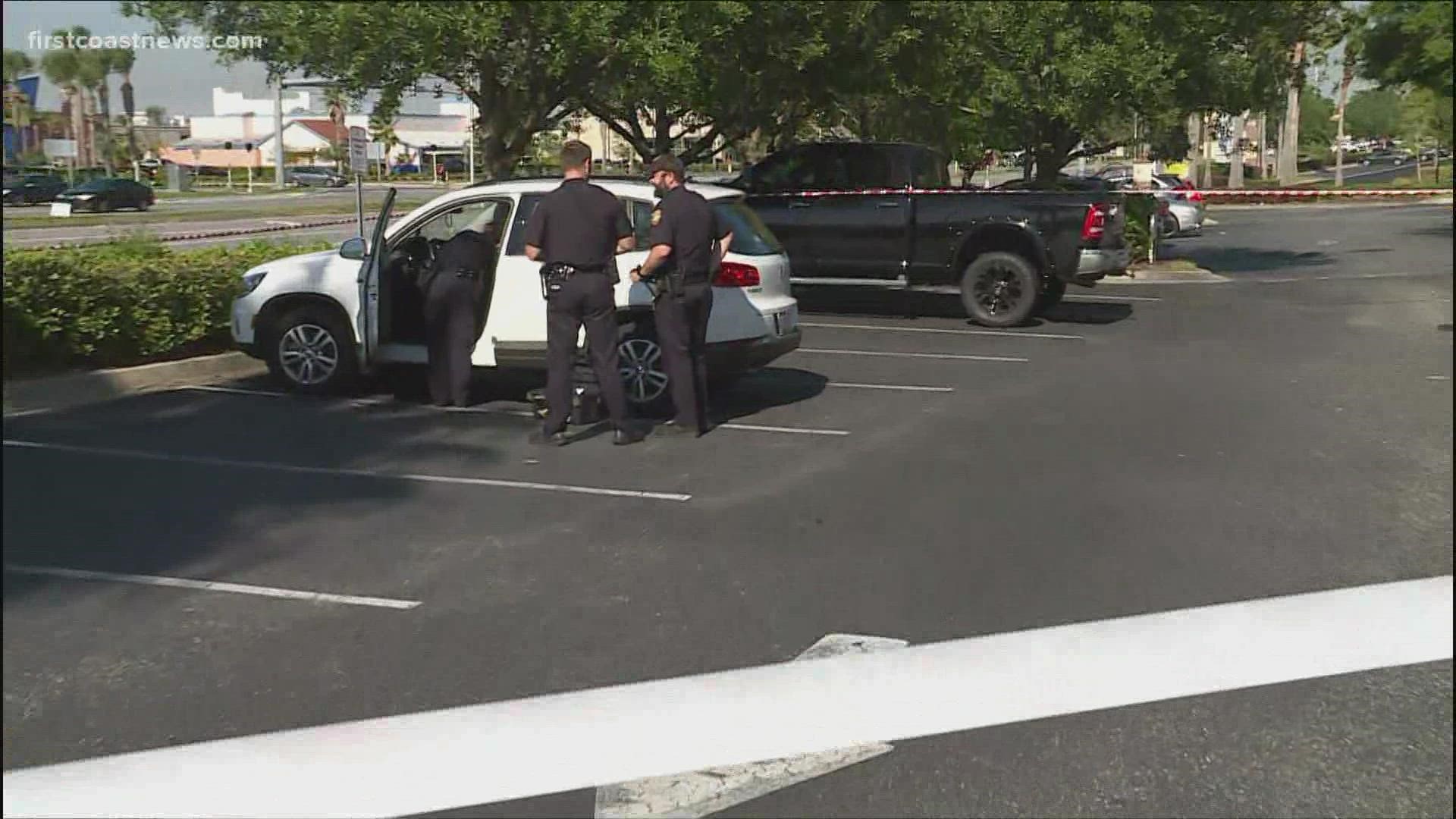 Police were seen dusting the vehicle for fingerprints and searching for evidence. The baby was recovered safe and uninjured.