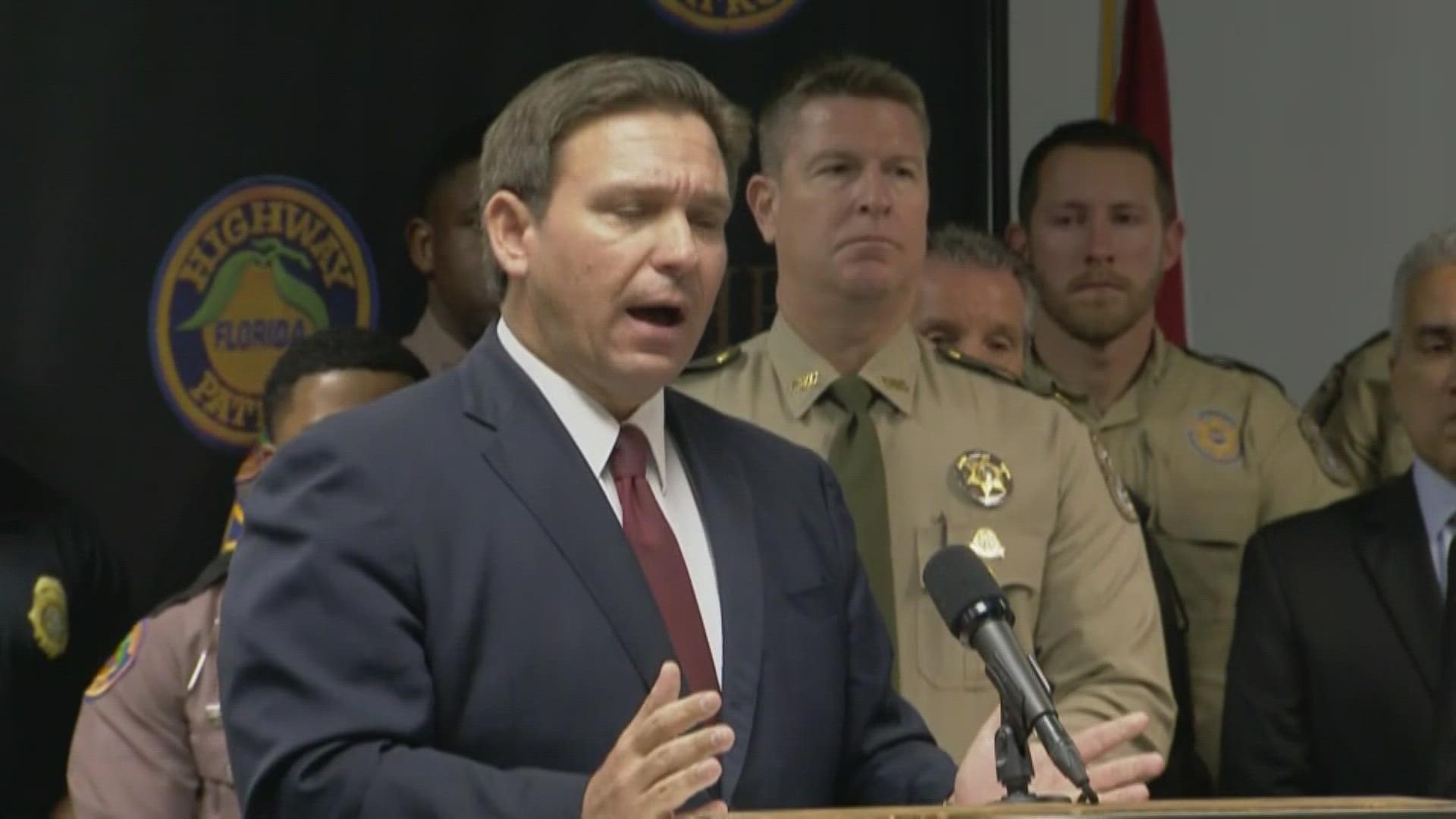 DeSantis says Florida has one of the lowest rates of COVID-19 in the country.
