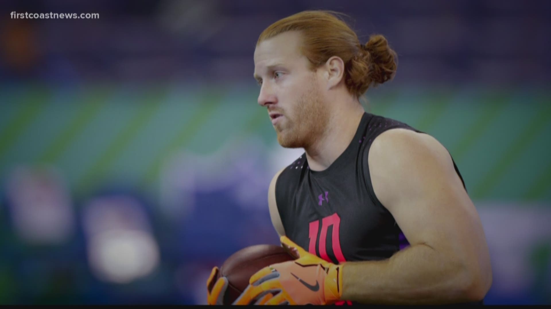 "I woke up in the hospital ...  Apparently, I had been drinking and went into my apartment and cut my wrist." -- Hayden Hurst