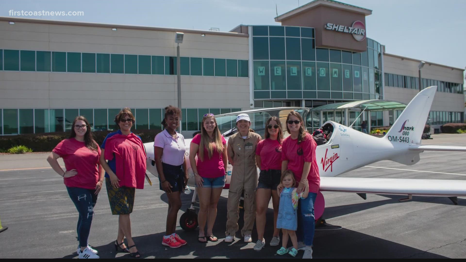 Jacksonville's Women in Aviation chapter welcomed 19-year-old Zara Rutherford to town on her way around the world.