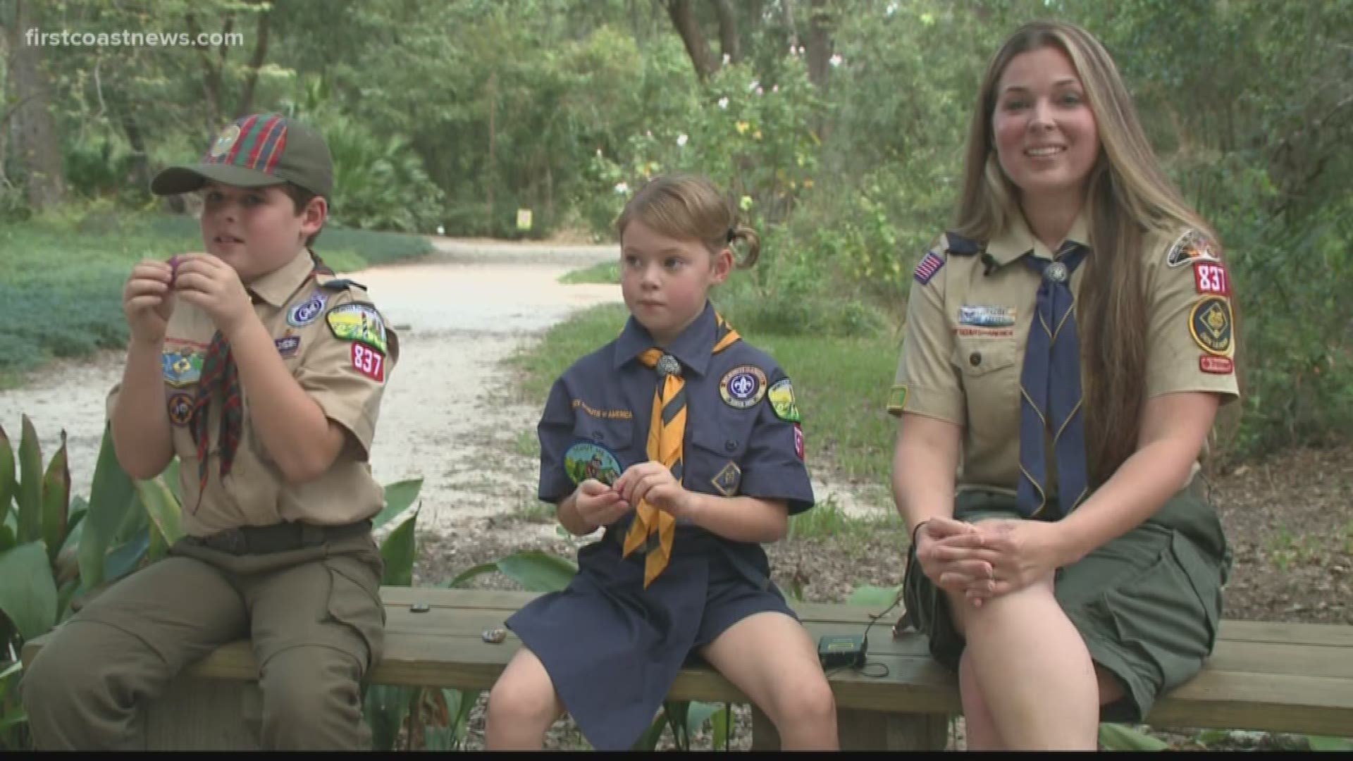 A Jacksonville mom is proud that her daughter will join her brother in Boy Scouts. 