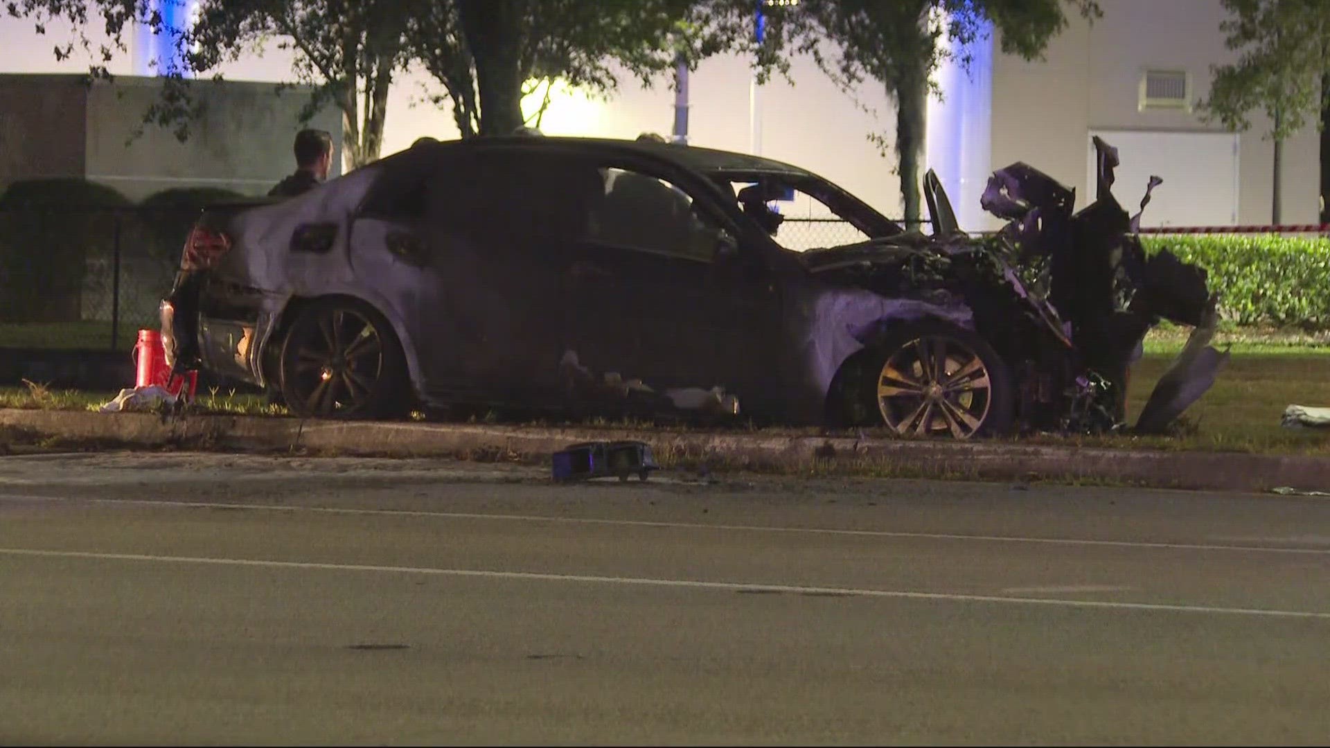 A Chevrolet Trailblazer collided with a Mercedes driving in the wrong direction at 1 a.m. Tuesday in the 13900 block of Old St. Augustine Road.