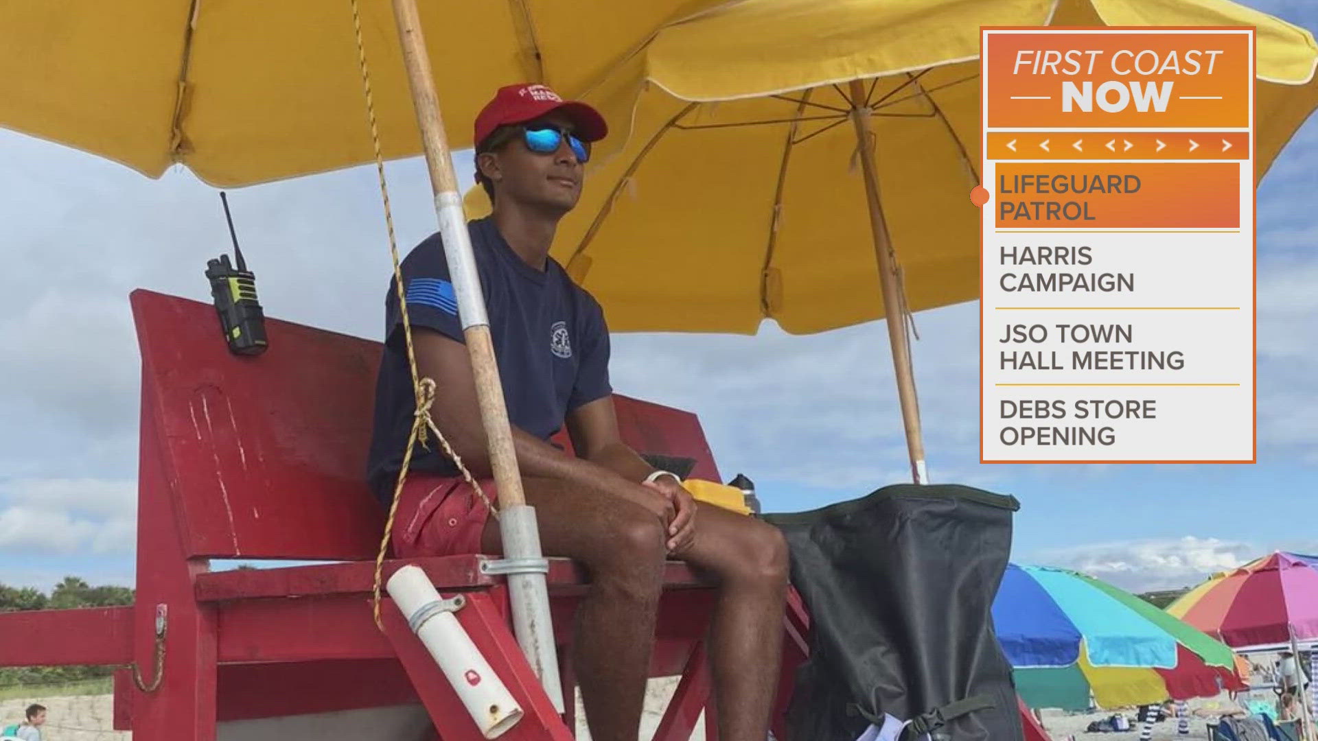 Lifeguards will now do beach patrols on their trucks only. Beachgoers are reminded to pay attention to flag colors at the beach.