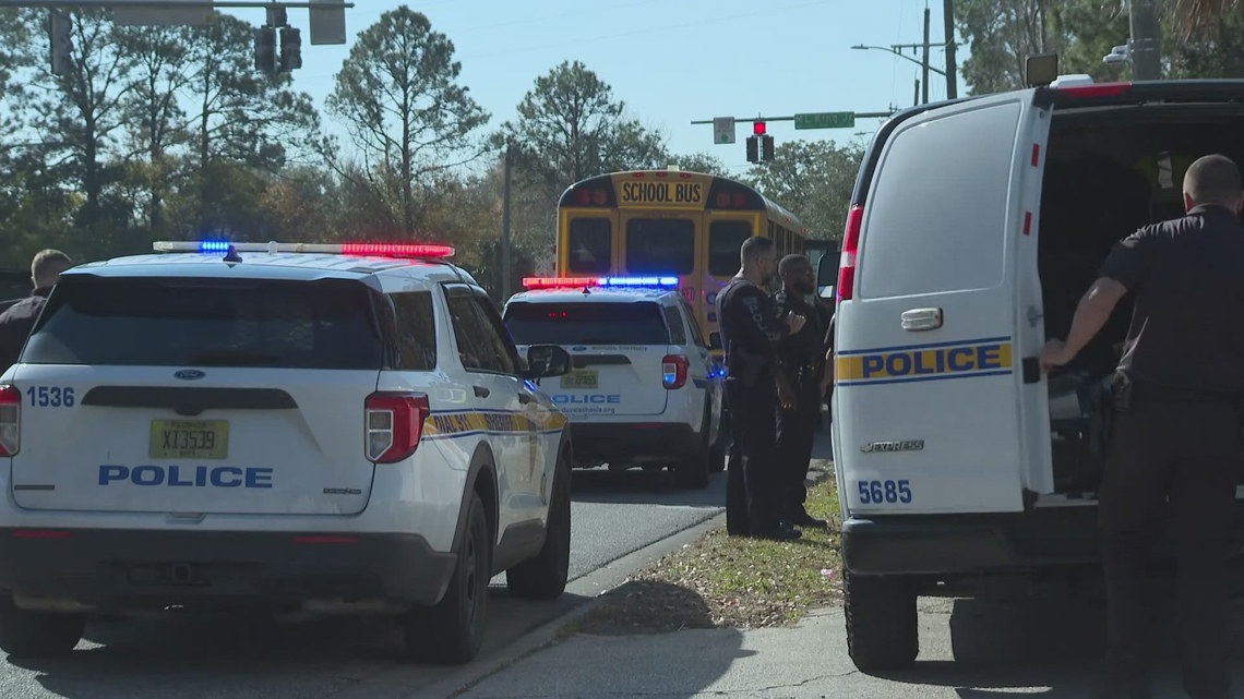 Student in custody, another hospitalized after being cut with knife on school bus in Northwest Jacksonville