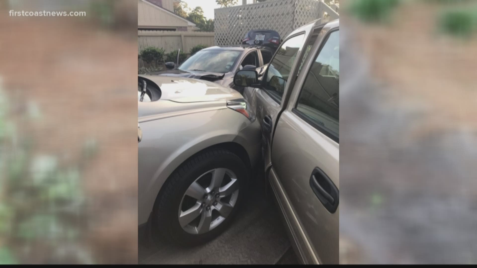 A Jacksonville woman said her 2015 Chevrolet Traverse accelerated unexpectedly and slammed into a tree.