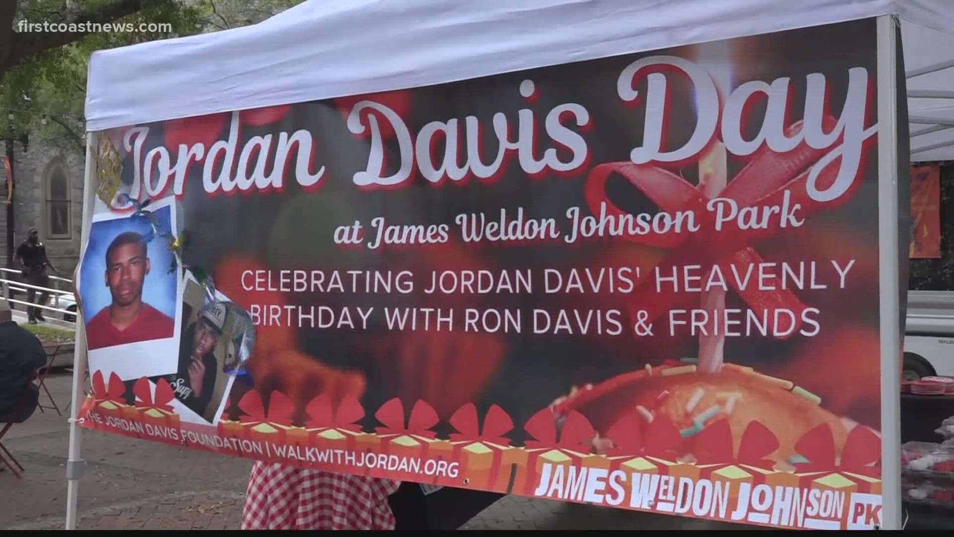 In Downtown Jacksonville, there is a celebration for the life he lived and the impact he has made since he was murdered.