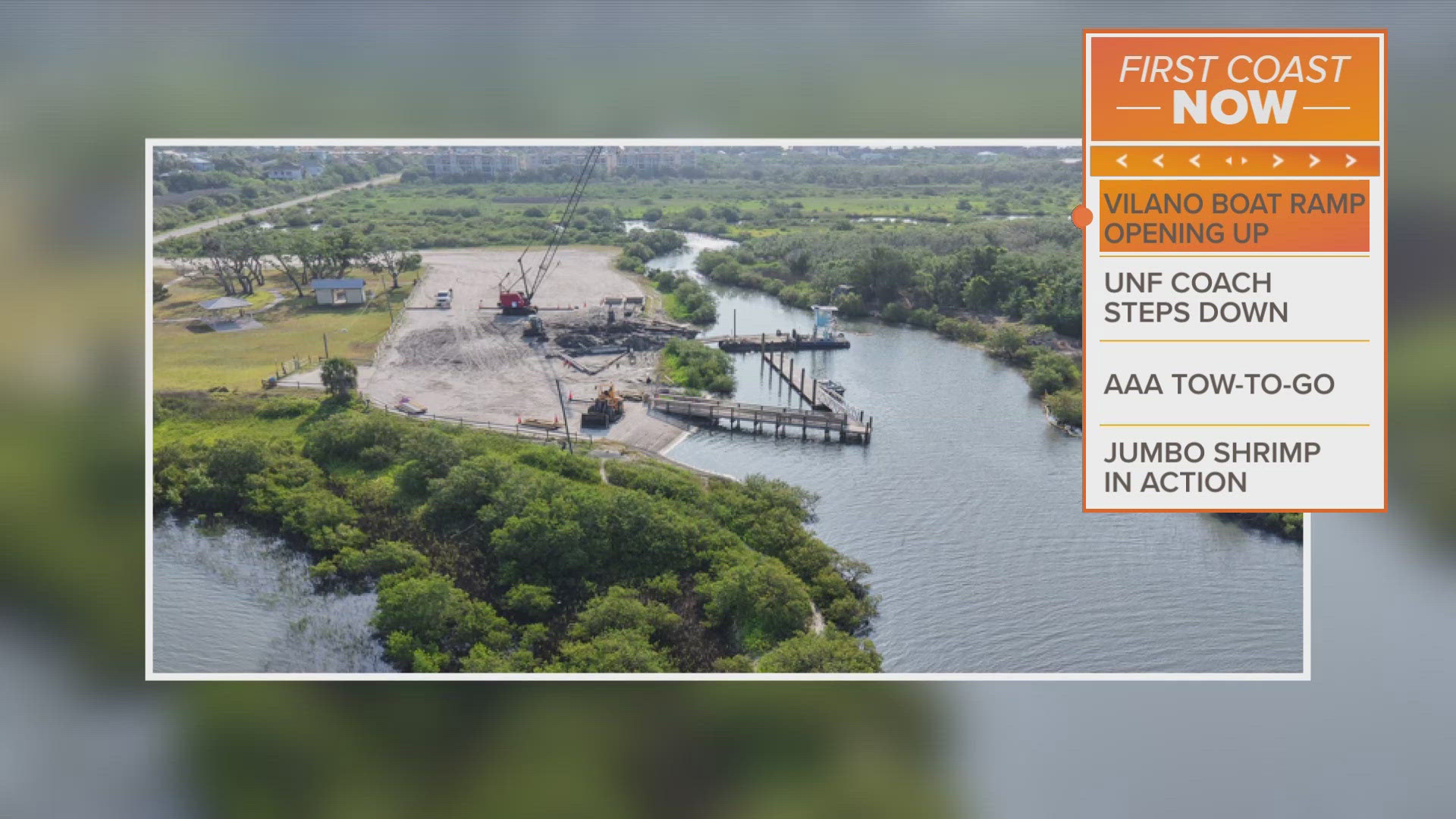 The Butler West Boat Ramp underwent several renovations while the Vilano Landing Boat Ramp temporarily closed for dredging.