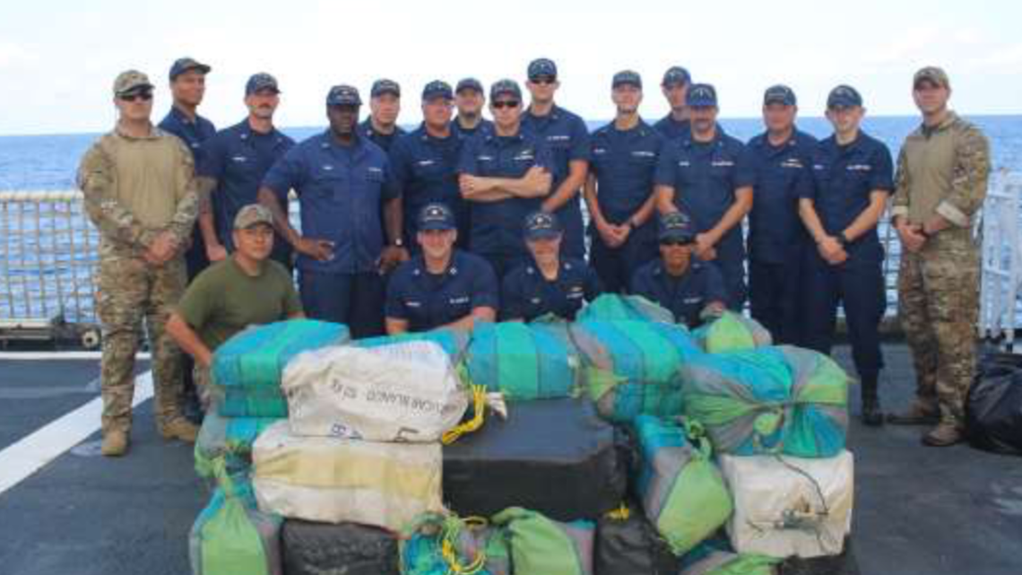 Coast Guard returns to Mayport after seizing 41 million worth of