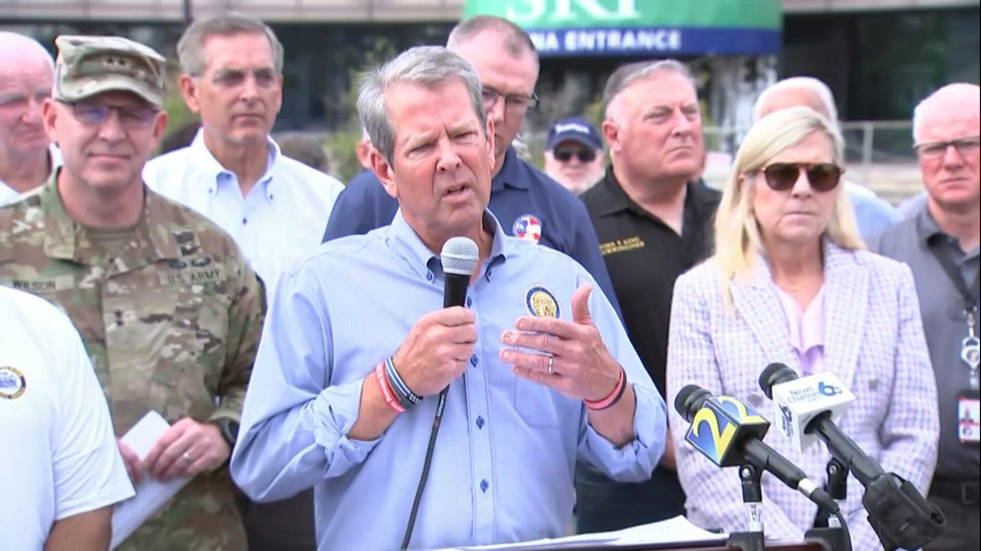 "This storm literally spared no one," Kemp said during a press conference Monday morning.