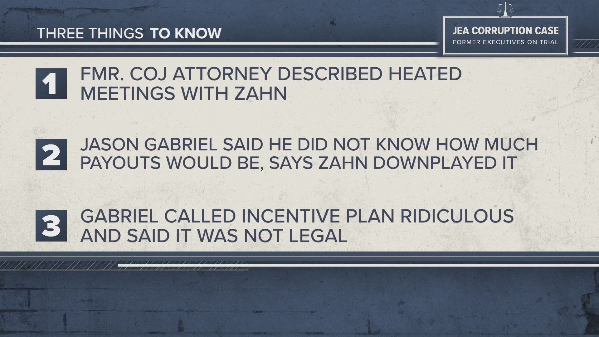 The former top attorney for the city of Jacksonville, General Counsel Jason Gabriel, described in his testimony Tuesday that former JEA CEO was "seething."