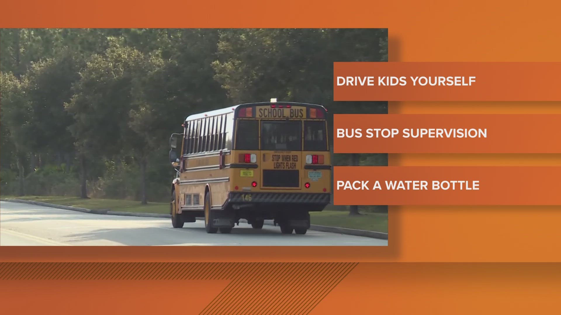 Bus driver shortage causing major delays on first day of school in Duval County