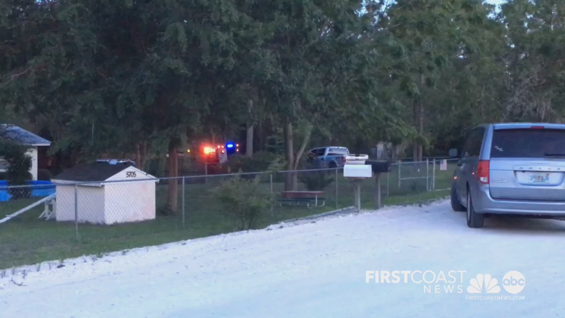 There is a standoff between Clay County deputies and a man inside a home in Keystone Heights Tuesday evening.