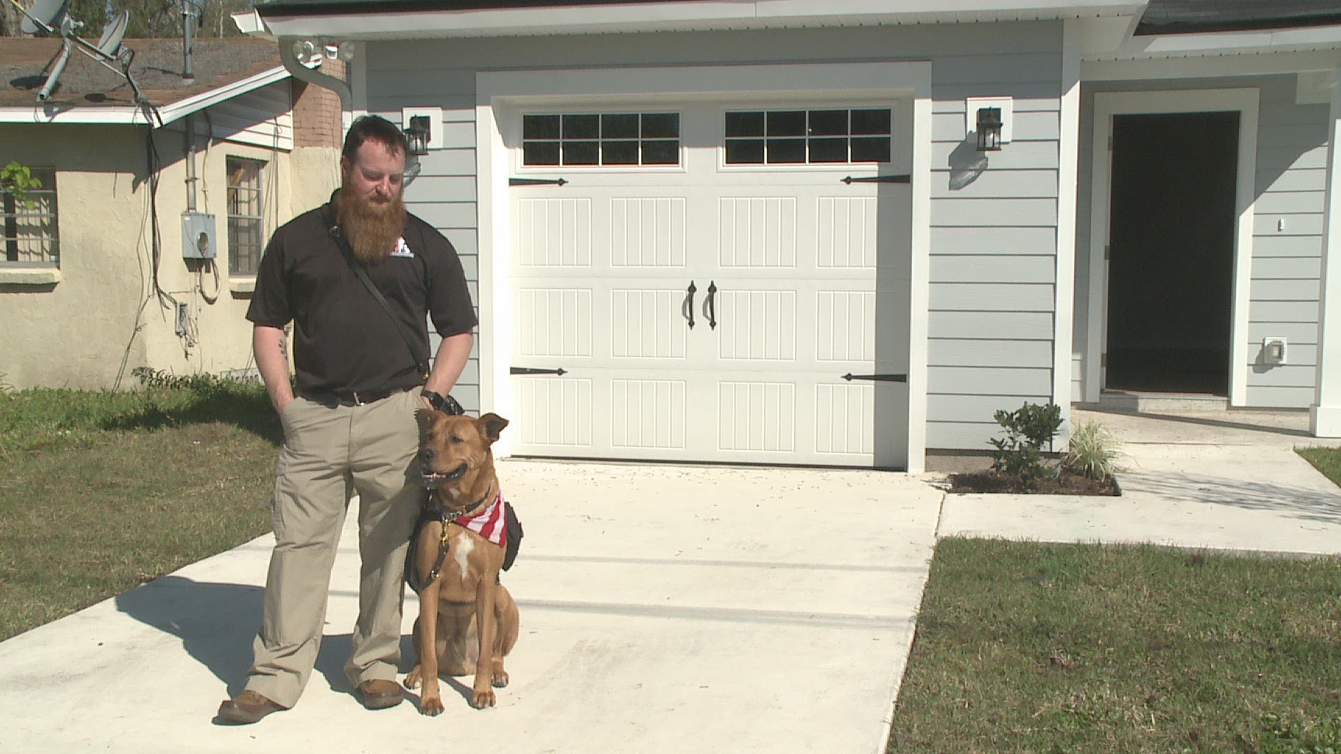 This week, a home was donated to Rutland, free of charge, to help him get back on his feet and have a fresh start.